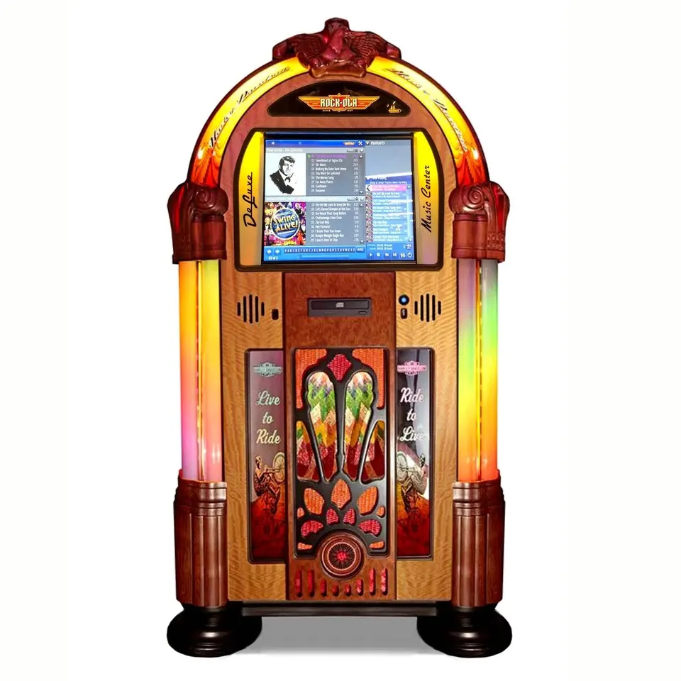 rock-ola-bubbler-harley-davidson-digital-music-center-jukebox image 1