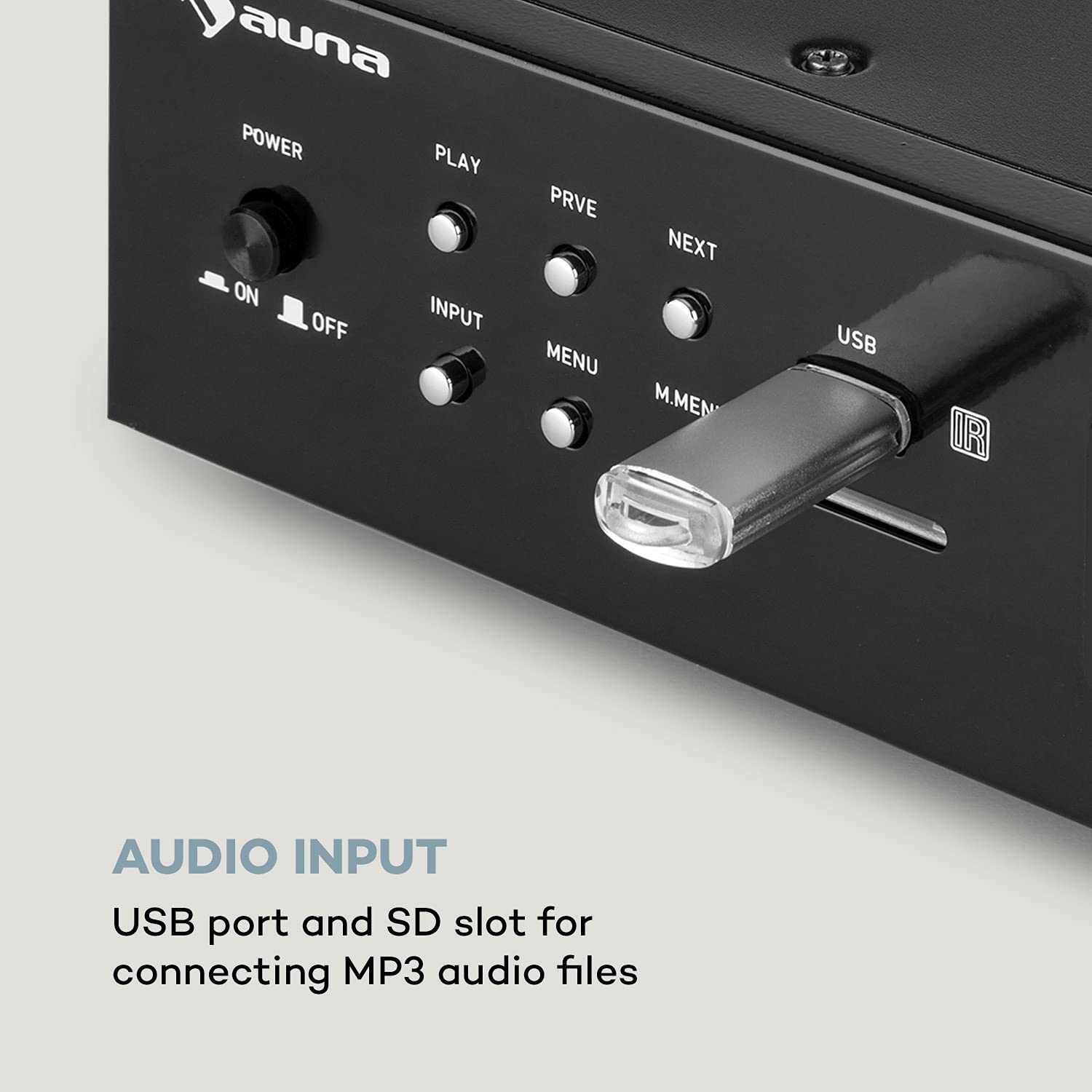 auna-amp-stereo-hifi-verst-rker-2x-60-watt-mit-bluetooth-usb-und-karaoke-schwarz image 6