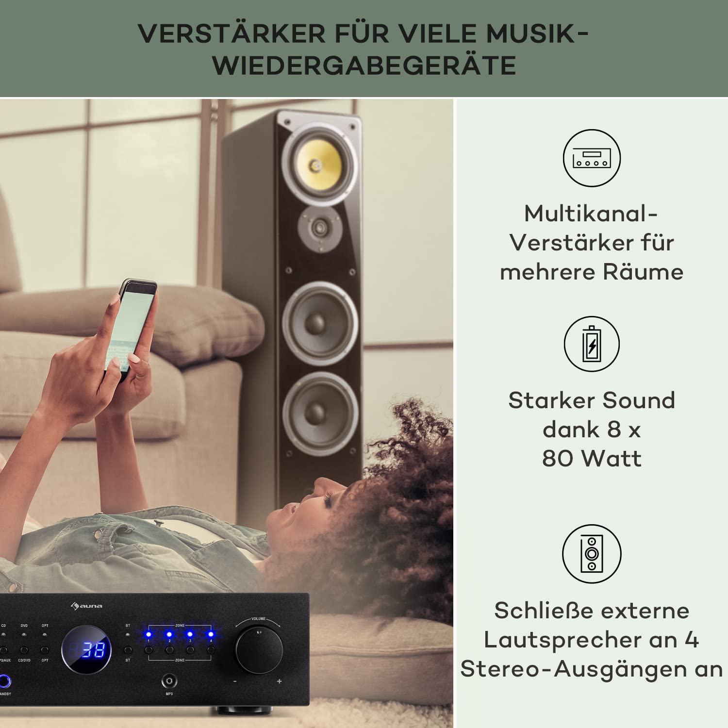 auna-4-kanal-hifi-stereo-mini-verst-rker-mit-bass-und-treble-regler-aux-und-fern image 3