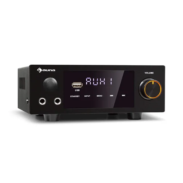 auna-amp-2-dg-stereo-hifi-verst-rker-2x50w-bluetooth-digital-in-schwarz image 1