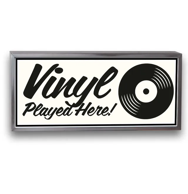 sound-leisure-litesign-vinyl-played-here-leuchtschild image 1