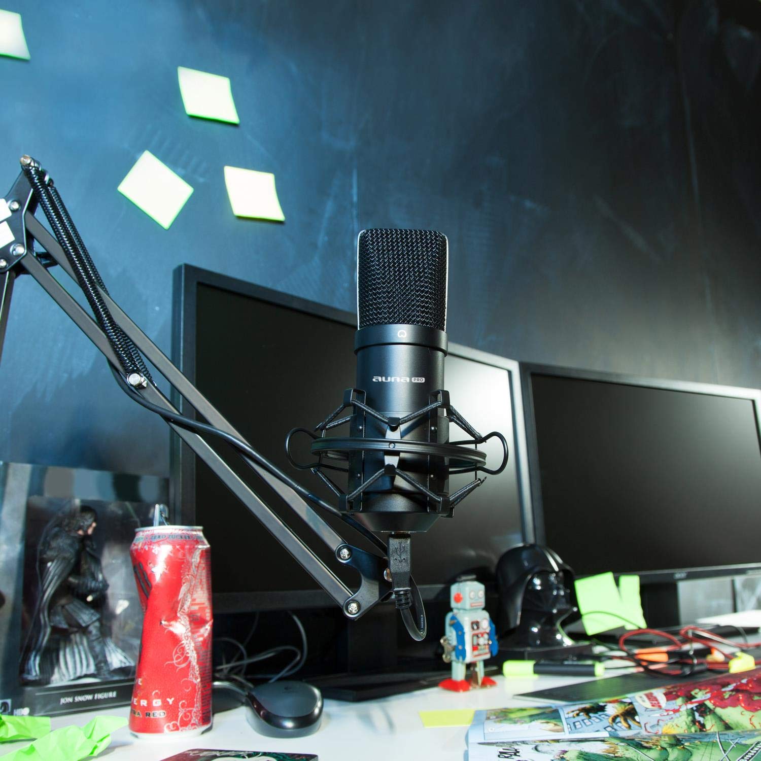 auna-pro-mic-900b-usb-kondensator-mikrofon-schwarz image 2
