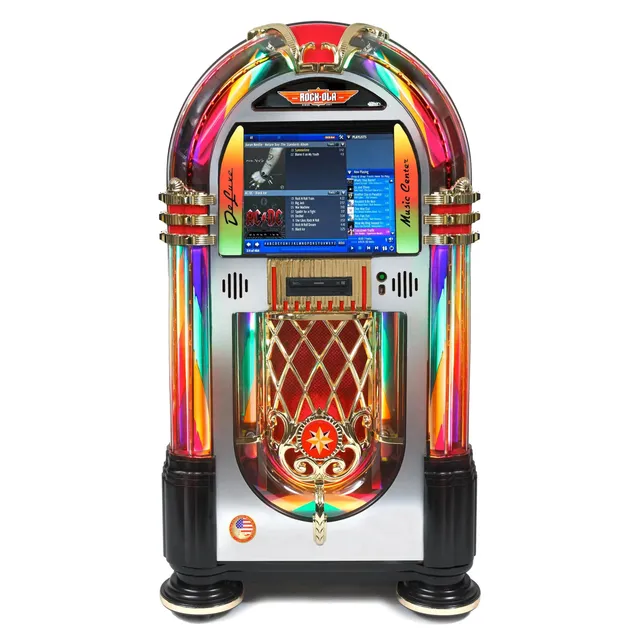 rock-ola-bubbler-digital-music-center-jukebox-crystal-edition-cd-musikbox image 1