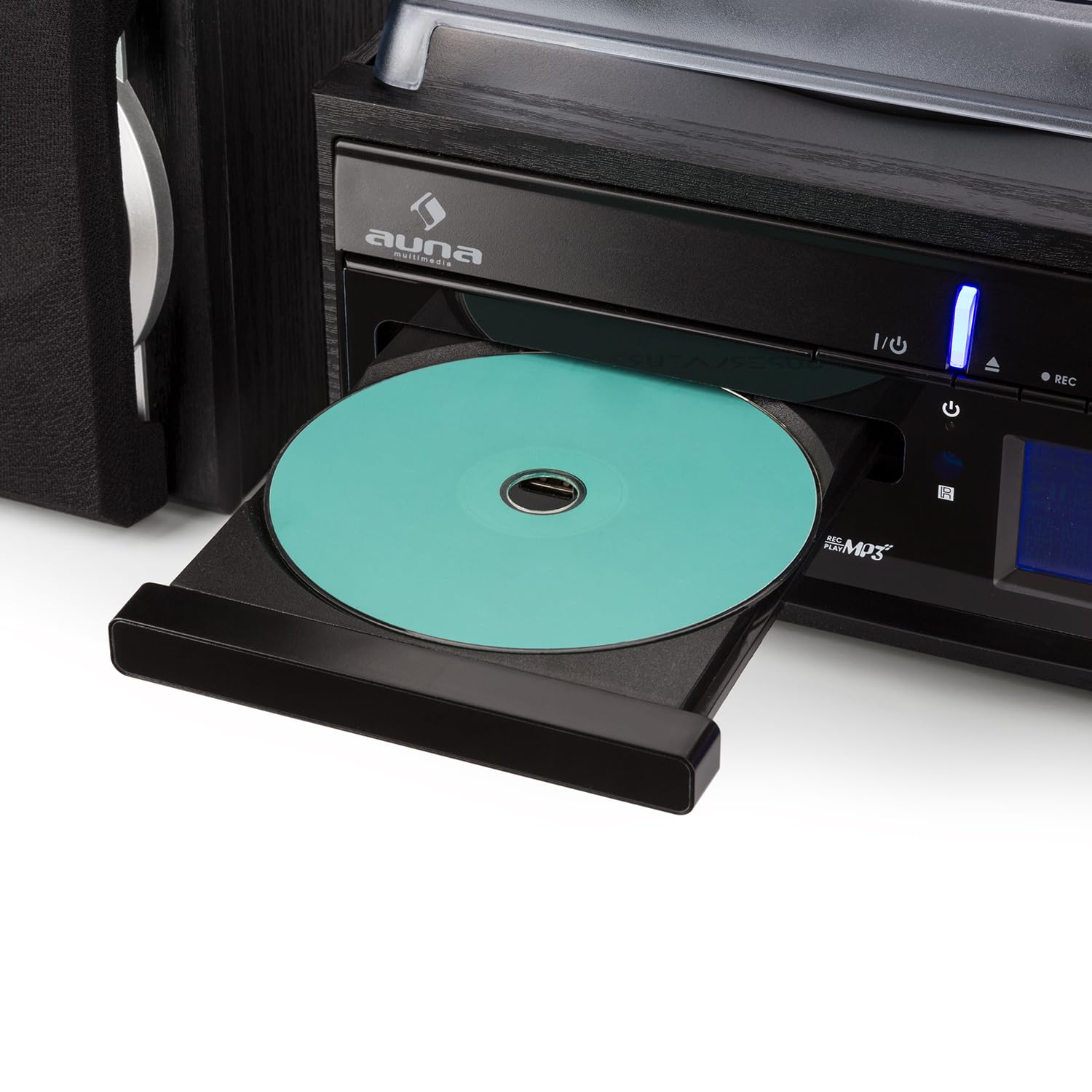 auna-mg-ds2-hifi-stereoanlage-schwarz-plattenspieler-cd-radio-mit-lautsprecher image 4