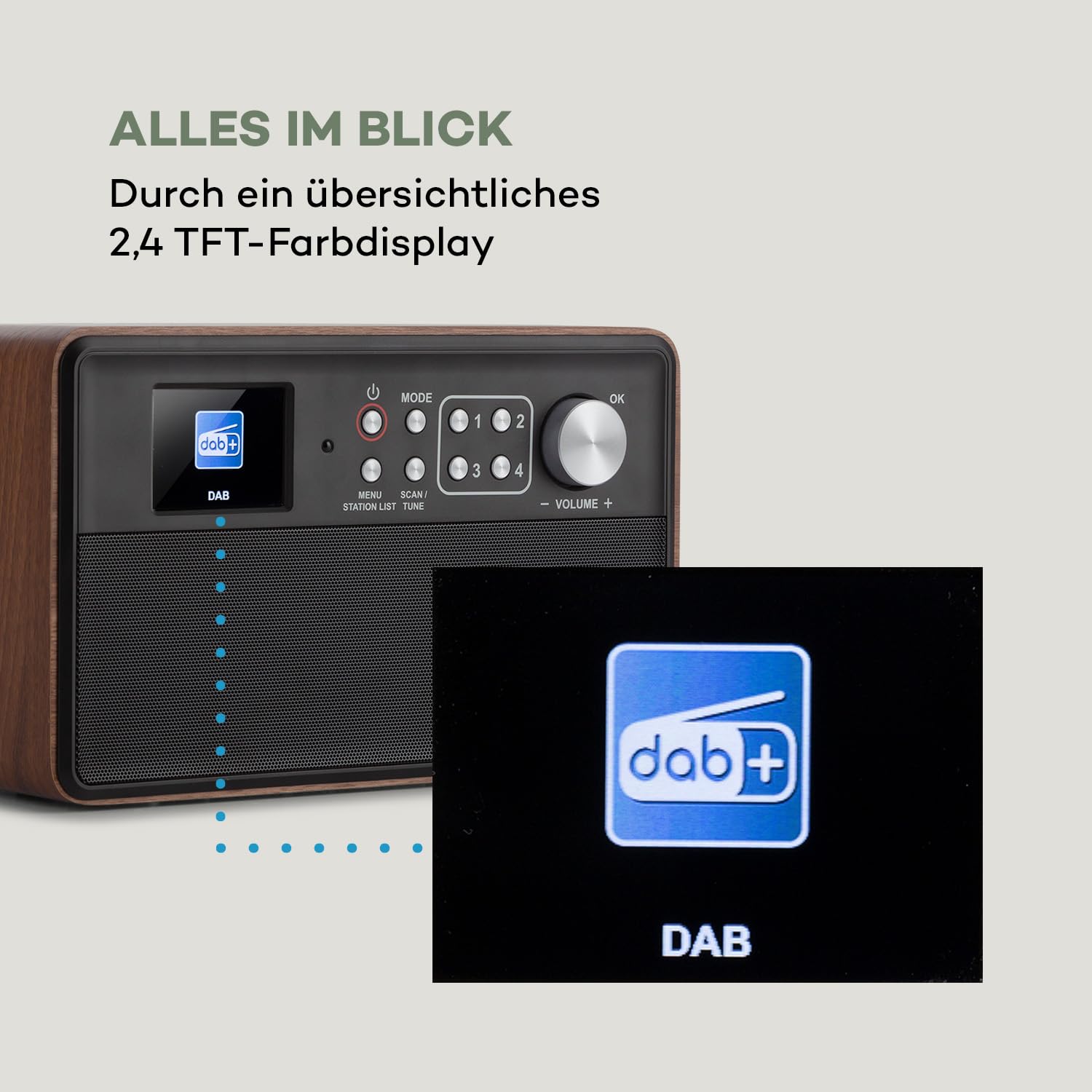 auna-nestor-dab-radio-f-r-senioren-2-4-tft-tastensperre-2x3w-braun image 5