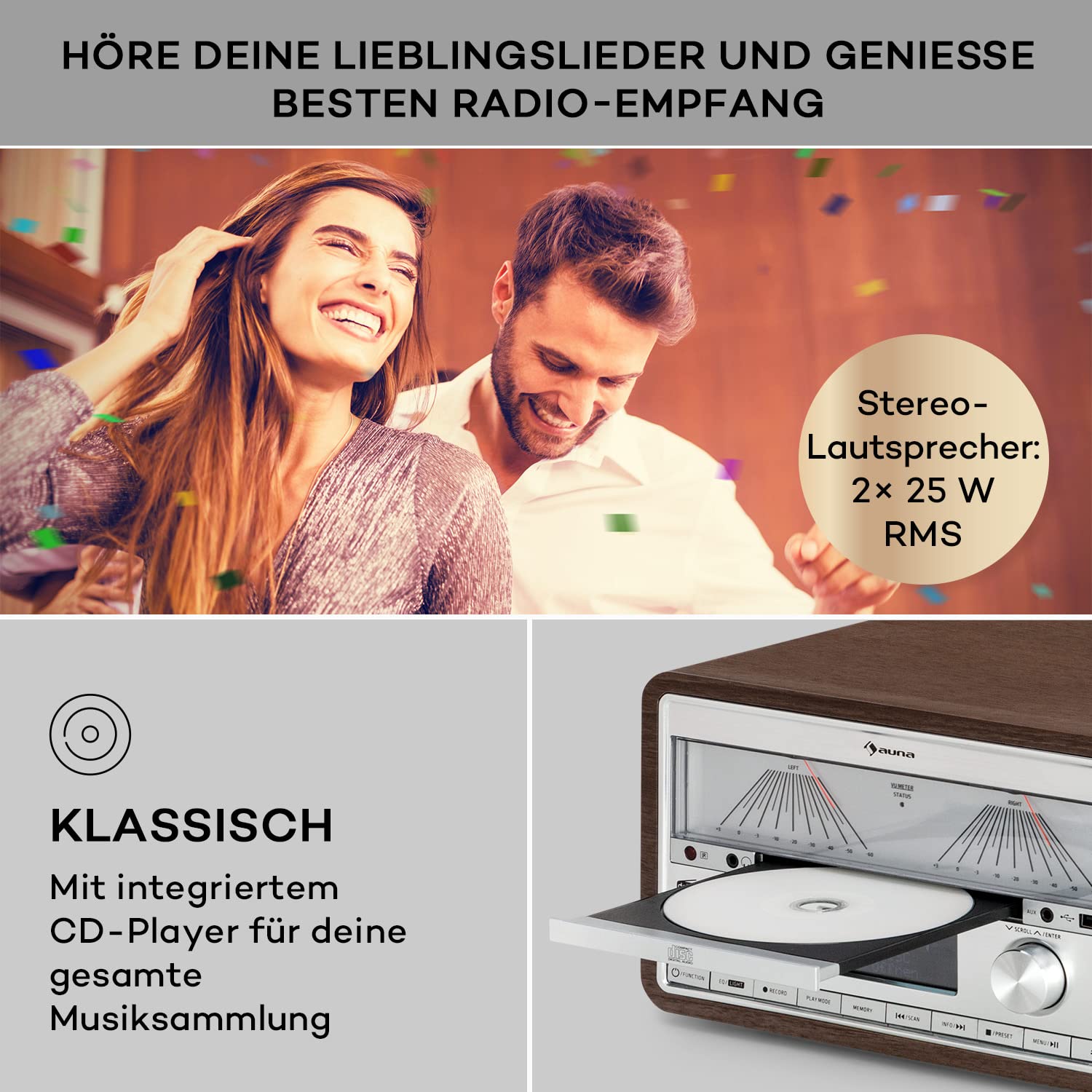 auna-micro-stereoanlage-mit-dab-cd-bluetooth-25w-mit-abnehmbaren-lautsprechern image 3