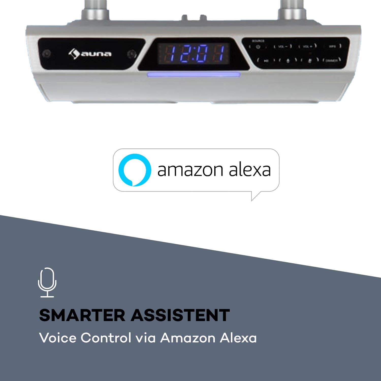 auna-intelligence-k-chenradio-unterbau-mit-alexa-sprachsteuerung-wlan-bluetooth- image 2