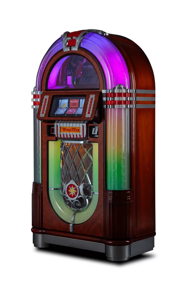 sound-leisure-wurlitzer-sl15-slimline-tribute-cd-jukebox image 1