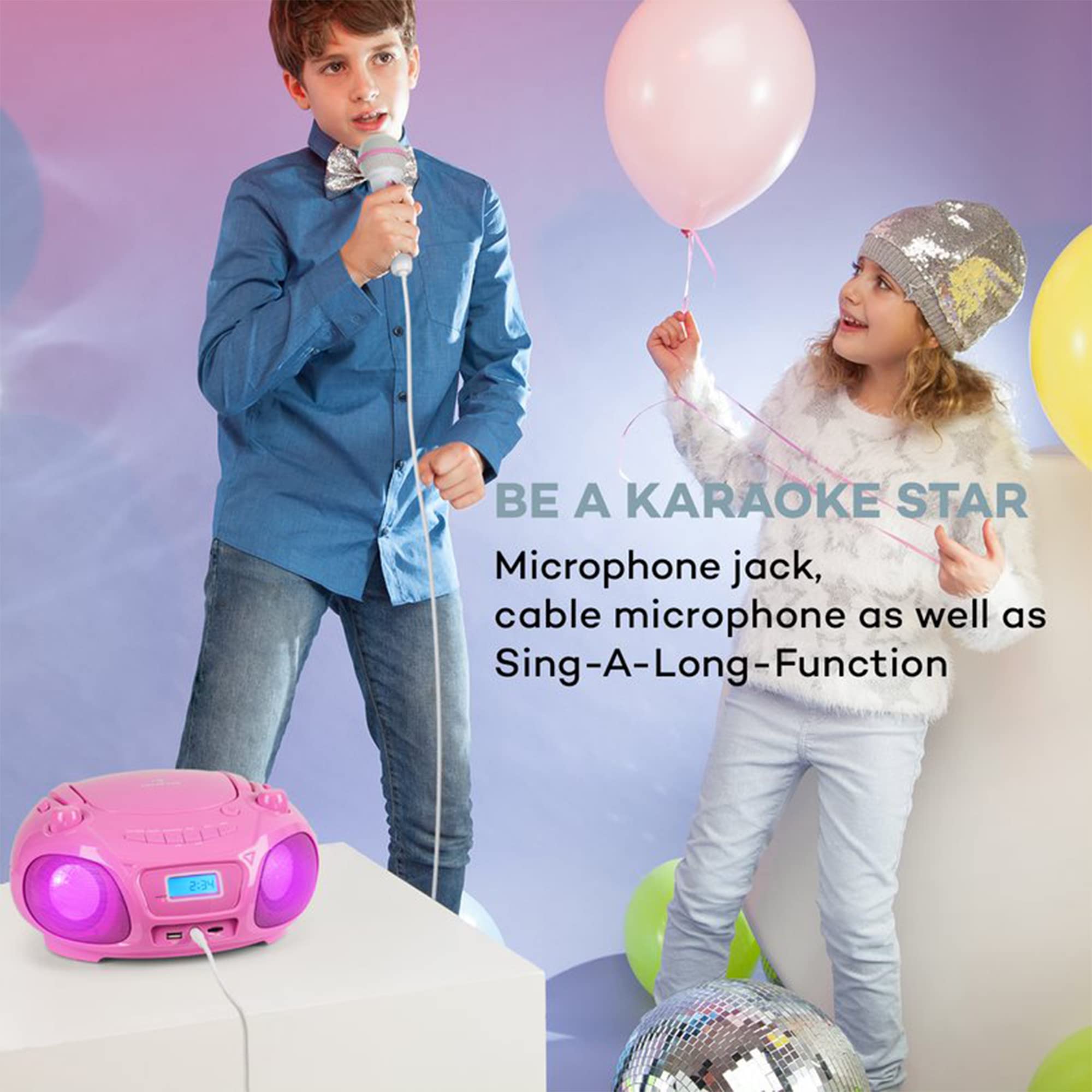 auna-boombox-cd-radio-mit-mikrofon-und-bluetooth-tragbar image 4