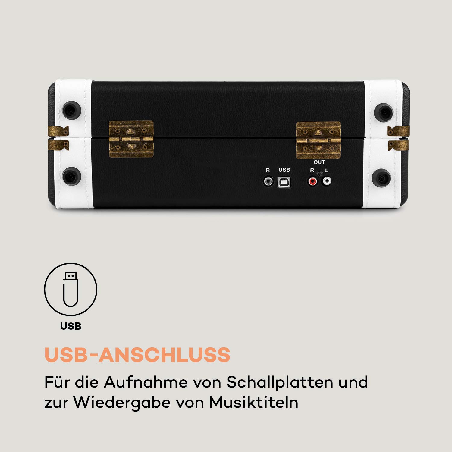 auna-jerry-lee-plattenspieler-schwarz-wei-33-45-78-u-min-lautsprecher-usb image 3