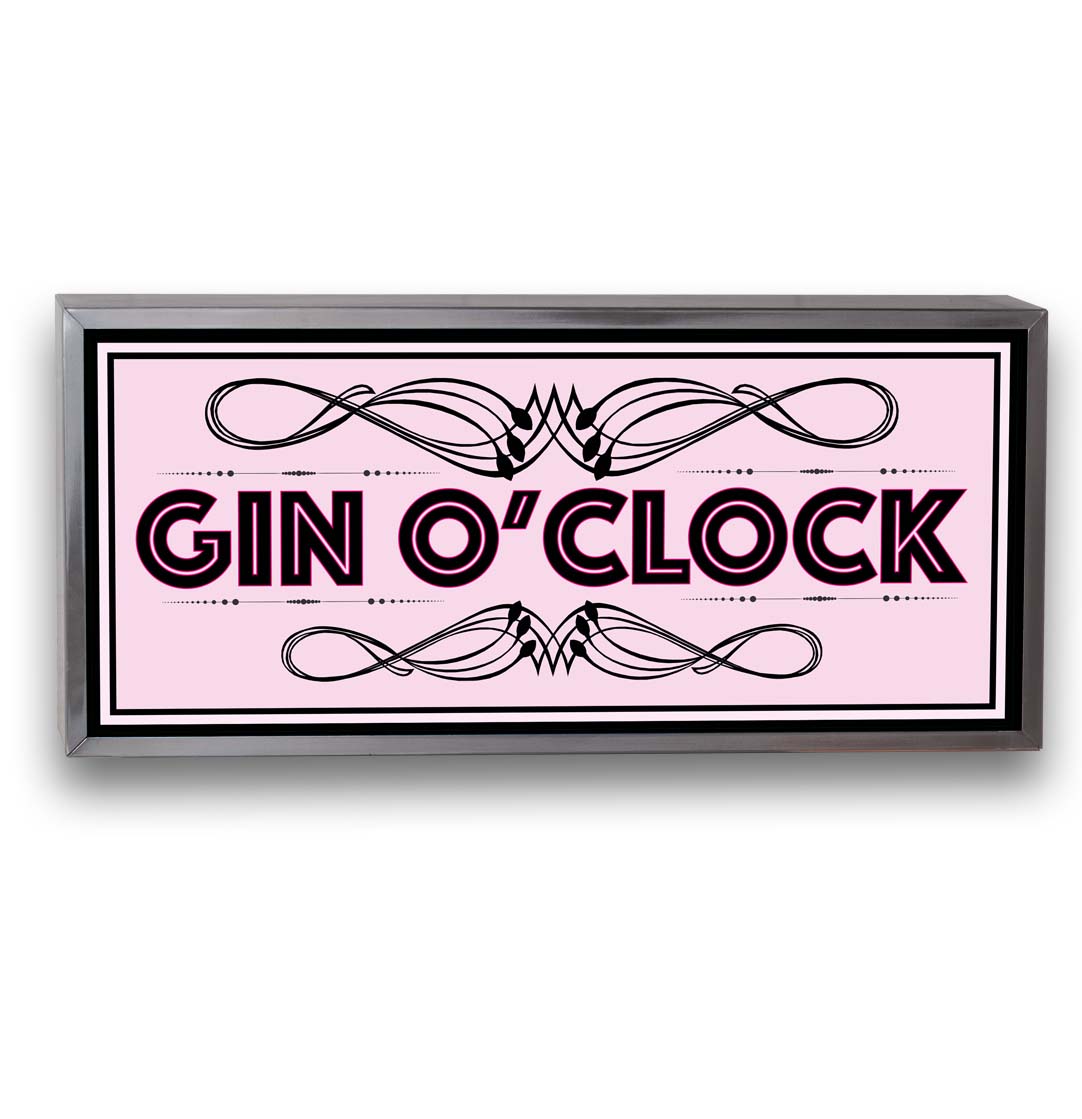 sound-leisure-litesign-gin-o-clock-leuchtschild image 1