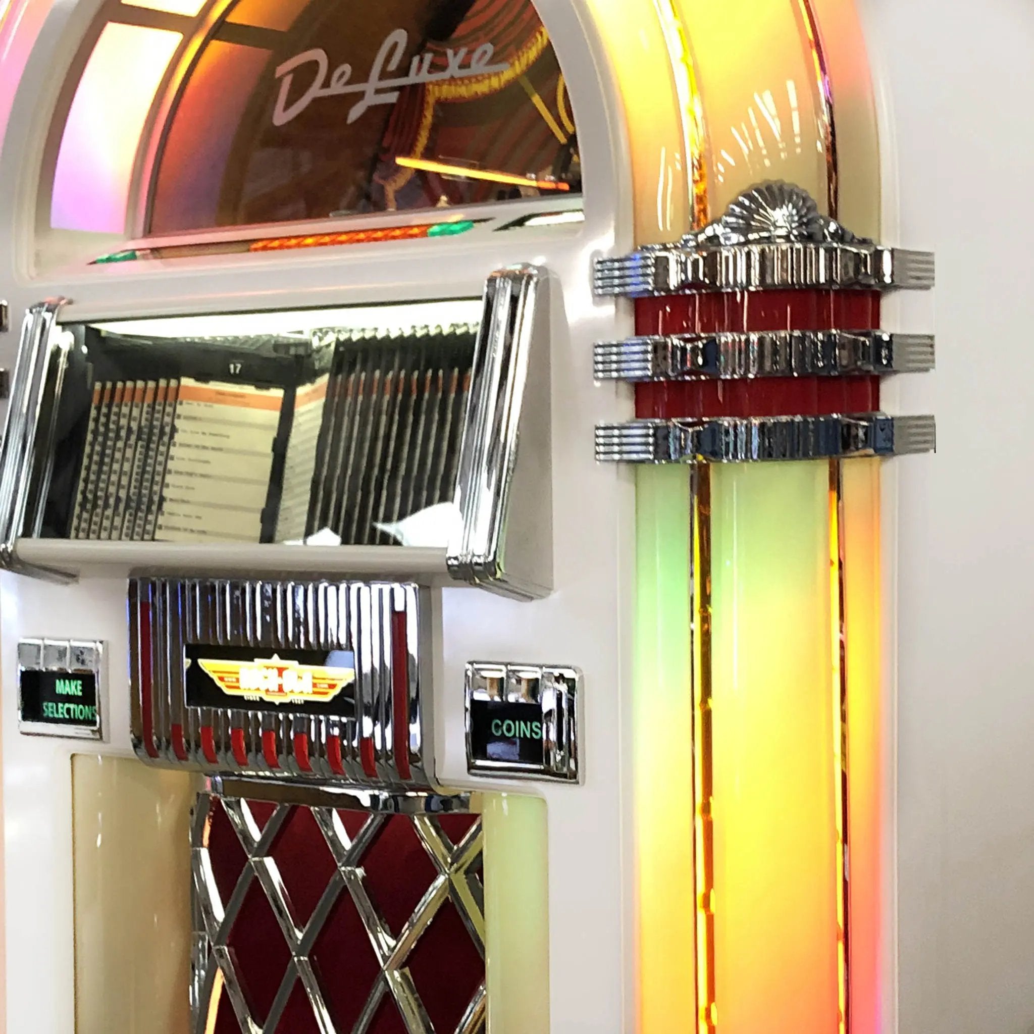 rock-ola-bubbler-cd-8-jukebox-gloss-white-cd-musikbox image 6