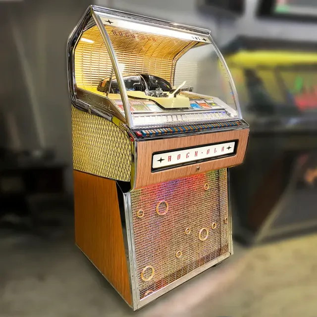 rock-ola-1455-jukebox-baujahr-1957-original-vintage-100-platten-wechsler image 1